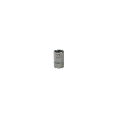 3/8" DRIVE 12MM METRIC 6 POINT CHROME SOCKET - ORANGE