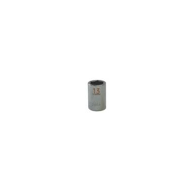3/8" DRIVE 13MM METRIC 6 POINT CHROME SOCKET - ORANGE