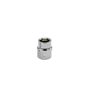 3/8" AND 17MM DUAL DRIVE 7/16" SAE 6 POINT LOW PROFILE SOCKET