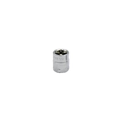 3/8" AND 17MM DUAL DRIVE 1/2" SAE 6 POINT LOW PROFILE SOCKET