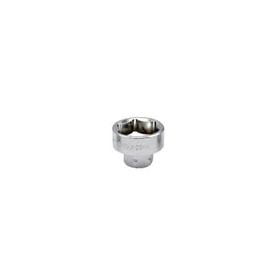 3/8" AND 17MM DUAL DRIVE 23MM 6 POINT LOW PROFILE SOCKET