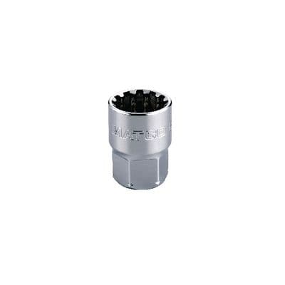 17MM THRU-DRIVE SPLINE SOCKET