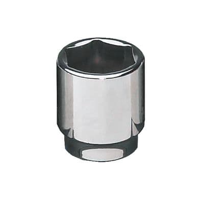 3/8" DRIVE 7/8" SAE 6 POINT CHROME SOCKET