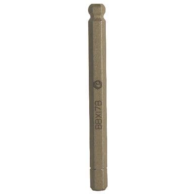 3/8" DRIVE 7/32" SAE MID-LENGTH BALL HEX REPLACEMENT BIT