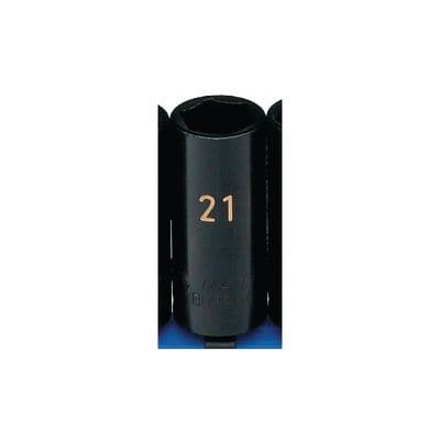 3/8" DRIVE 21MM METRIC 6 POINT DEEP IMPACT SOCKET