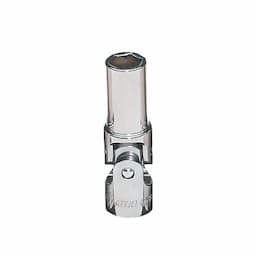 3/8" DRIVE 7/16" SAE 6 POINT DEEP UNIVERSAL CHROME SOCKET