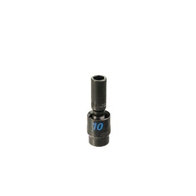 3/8" DRIVE 10MM 6 POINT TORQUE FORCE DEEP UNIVERSAL IMPACT SOCKET