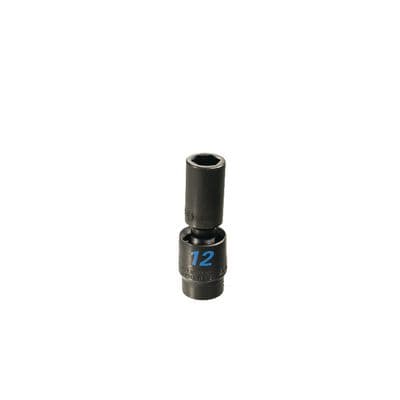 3/8" DRIVE 12MM 6 POINT TORQUE FORCE DEEP UNIVERSAL IMPACT SOCKET