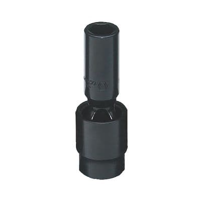 3/8" DRIVE 7/16" SAE 6 POINT DEEP UNIVERSAL IMPACT SOCKET