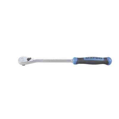 3/8" DRIVE 11-3/4" EIGHTY8 TOOTH FIXED RATCHET WITH ERGO HANDLE - BLUE