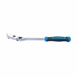 3/8" DRIVE 12-1/2" EIGHTY8 TOOTH LOCKING FLEX HEAD RATCHET WITH ERGO HANDLE - BLUE