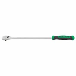 3/8" DRIVE 15-3/4" EIGHTY8 TOOTH FIXED RATCHET WITH ERGO HANDLE - GREEN