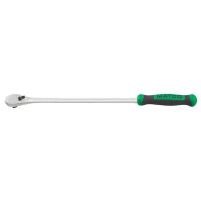 3/8" DRIVE 15-3/4" EIGHTY8 TOOTH FIXED RATCHET WITH ERGO HANDLE - GREEN