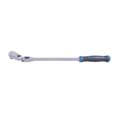 3/8" DRIVE 15½" EIGHTY8 TOOTH LOCKING FLEX RATCHET WITH ERGO HANDLE - BLUE