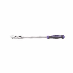 3/8" DRIVE 15½" EIGHTY8 TOOTH LOCKING FLEX RATCHET WITH ERGO HANDLE - PURPLE