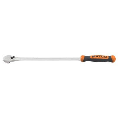3/8" DRIVE 15-3/4" EIGHTY8 TOOTH FIXED RATCHET WITH ERGO HANDLE - ORANGE