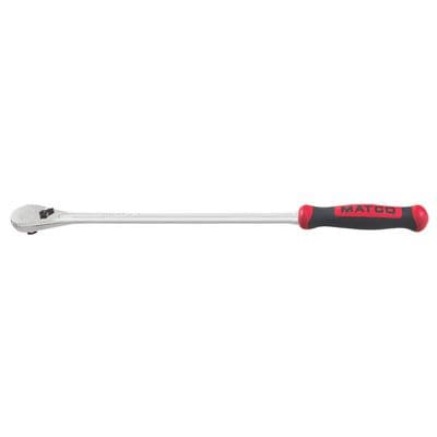 3/8" DRIVE 15-3/4" EIGHTY8 TOOTH FIXED RATCHET WITH ERGO HANDLE - RED