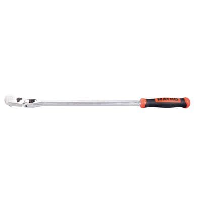 3/8" DRIVE 18-1/2" EIGHTY8 TOOTH LOCKING FLEX RATCHET WITH ERGO HANDLE - ORANGE