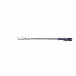 3/8" DRIVE 18-1/2" EIGHTY8 TOOTH LOCKING FLEX RATCHET WITH ERGO HANDLE - PURPLE