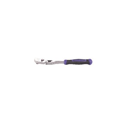 3/8" DRIVE 10" EIGHTY8 TOOTH LONG LOCKING FLEX RATCHET WITH ERGO HANDLE - PURPLE