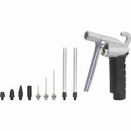 10 PIECE METAL BODY AIR BLOW GUN KIT