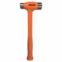 24 OZ. DEAD BLOW STEEL FACE FLAT HAMMER ORANGE