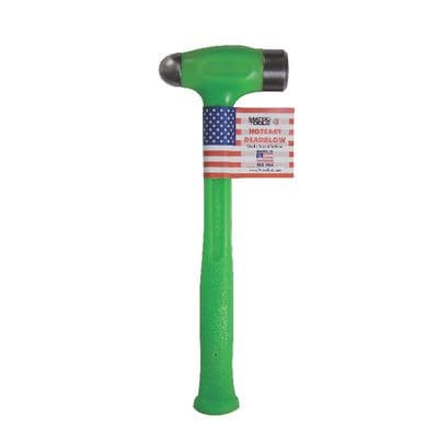 24 OZ DEAD BLOW BALL PEEN HAMMER GREEN