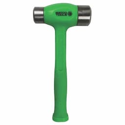 30 OZ. DEAD BLOW STEEL FACE FLAT HAMMER GREEN