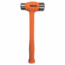 32 OZ. DEAD BLOW STEEL FACE FLAT HAMMER ORANGE