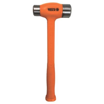32 OZ. DEAD BLOW STEEL FACE FLAT HAMMER ORANGE