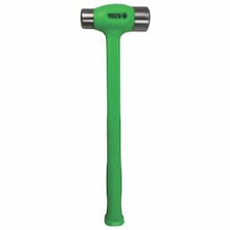 40 OZ. DEAD BLOW STEEL FACE FLAT HAMMER GREEN
