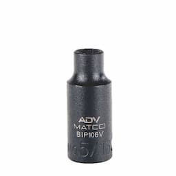 3/8" DRIVE 5/16" SAE 6 POINT MID-LENGTH IMPACT SOCKET