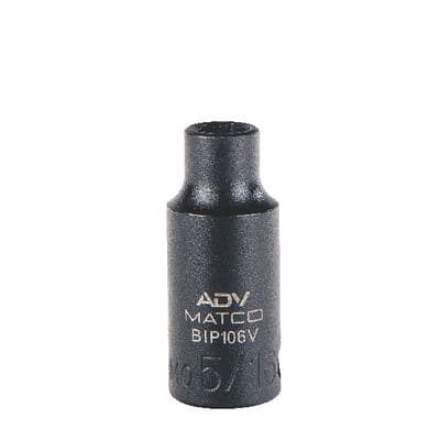 3/8" DRIVE 5/16" SAE 6 POINT MID-LENGTH IMPACT SOCKET