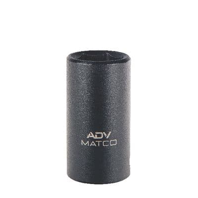 3/8" DRIVE 12MM METRIC 6 POINT MID-LENGTH IMPACT SOCKET