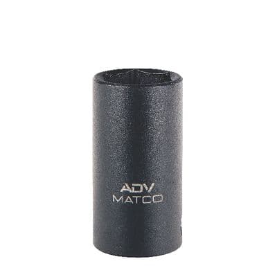 3/8" DRIVE 13MM METRIC 6 POINT MID-LENGTH IMPACT SOCKET