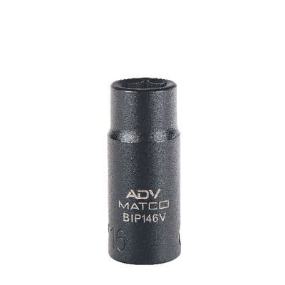 3/8" DRIVE 7/16" SAE 6 POINT MID-LENGTH IMPACT SOCKET