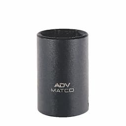 3/8" DRIVE 17MM METRIC 6 POINT MID-LENGTH IMPACT SOCKET