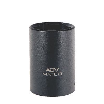 3/8" DRIVE 18MM METRIC 6 POINT MID-LENGTH IMPACT SOCKET