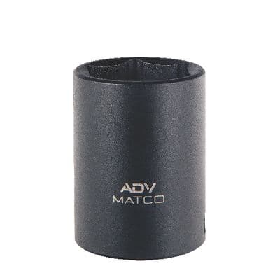 3/8" DRIVE 19MM METRIC 6 POINT MID-LENGTH IMPACT SOCKET