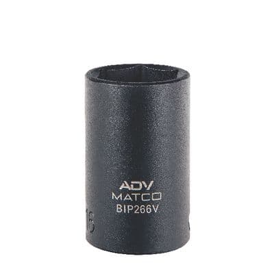 3/8" DRIVE 13/16" SAE 6 POINT MID-LENGTH IMPACT SOCKET