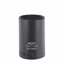 3/8" DRIVE 7/8" SAE 6 POINT MID-LENGTH IMPACT SOCKET