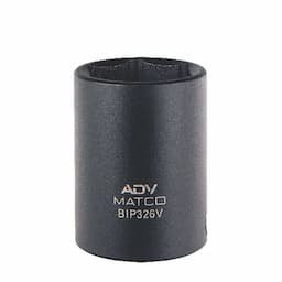 3/8" DRIVE 1" SAE 6 POINT MID-LENGTH IMPACT SOCKET