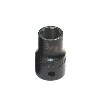 3/8" DRIVE 3/8" SAE 6 POINT PRO NON-SLIP IMPACT SOCKET