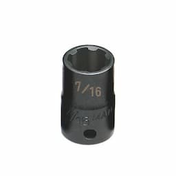 3/8" DRIVE 7/16" SAE 6 POINT PRO NON-SLIP IMPACT SOCKET