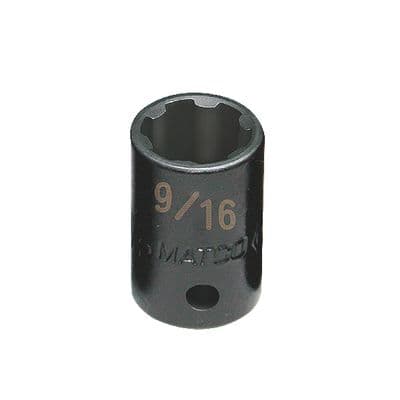 3/8" DRIVE 7916" SAE 6 POINT PRO NON-SLIP IMPACT SOCKET