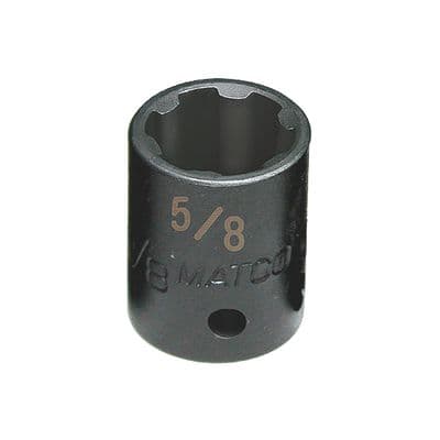 3/8" DRIVE 5/8" SAE 6 POINT PRO NON-SLIP IMPACT SOCKET