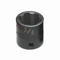 3/8" DRIVE 3/4" SAE 6 POINT PRO NON-SLIP IMPACT SOCKET
