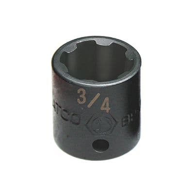3/8" DRIVE 3/4" SAE 6 POINT PRO NON-SLIP IMPACT SOCKET