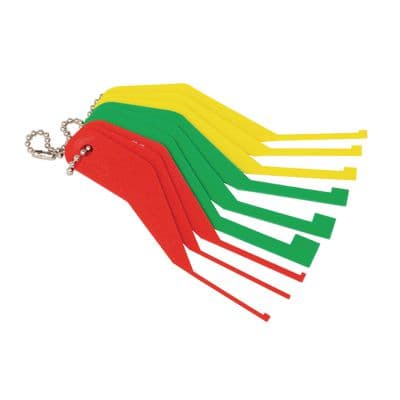 9 PIECE BRAKE LINING GAUGE