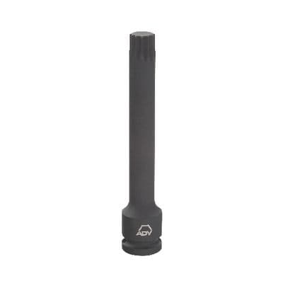 3/8" DRIVE M12 LONG IMPACT TRIPLE SQUARE BIT SOCKET